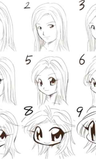 Learn how to draw a face 1