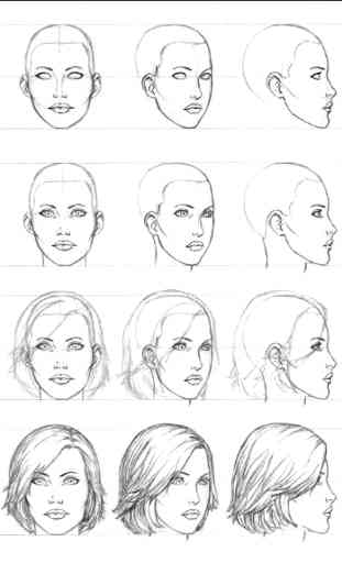 Learn how to draw a face 3