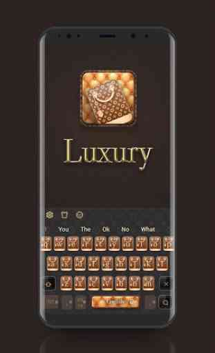 Luxury Bag LV Keyboard Theme 1