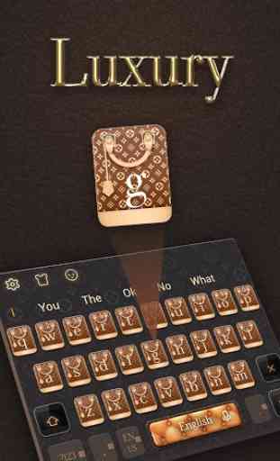 Luxury Bag LV Keyboard Theme 2