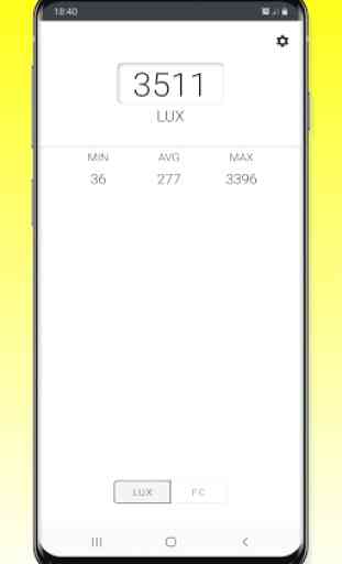 Medidor de luz - medidor de lux 2