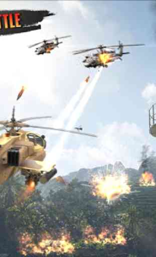 Modern Helicopter warfare battle: Free Games 4