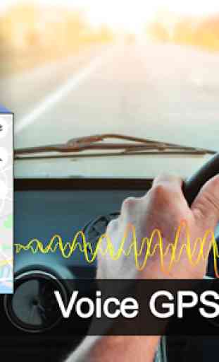Navegação GPS por voz e mapas gratuitos 1