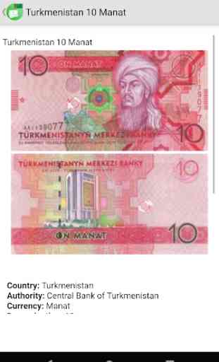 Notas do Turquemenistão 4