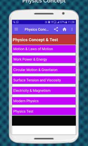 Physics Concepts (Concept of Physics) App 1