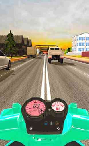 Piloto de tráfego de estrada - 3D Bike Racing 1