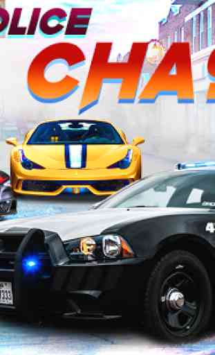 Police Chase Car 3D: Sports Car City Cop Simulator 1