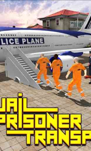 Prisioneiro Transporte Avião Simulador de voo 2019 1