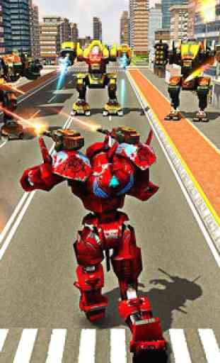 Robot Car War Transform Fight 3