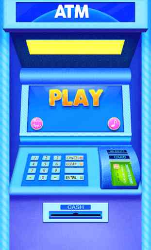 Simulador ATM - dinheiro Caixa 1