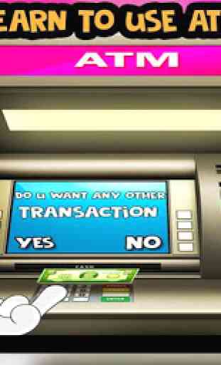 Simulador de compras de caixa eletrônico do banco 1