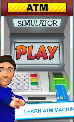 Simulador de máquina ATM - jogo de caixa 1