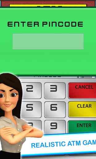Simulador de máquina ATM - jogo de caixa 3