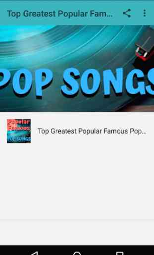 Top Greatest Popular Famous Pop Hits 1