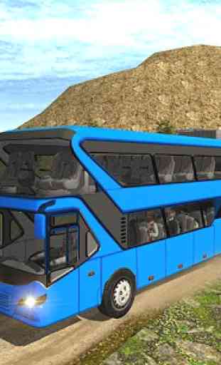 Uphill offroad bus driving sim 3