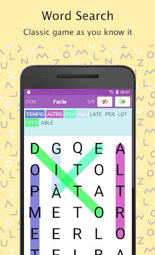 Word Search - Italian (With dictionary) 1