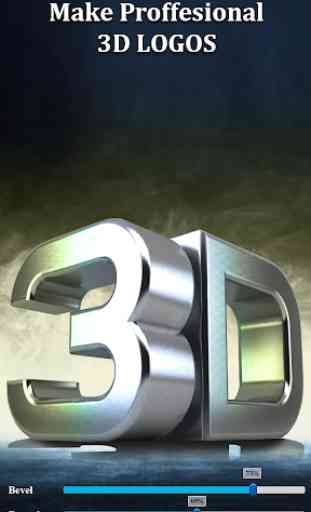 3D Texto Editor Foto Lite-3D Logotipo  & 3D Nome 1