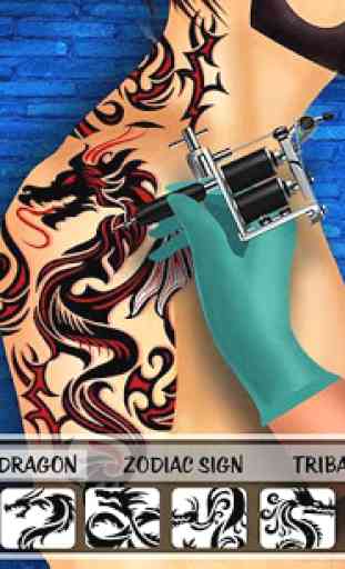 Artista fabricante de tatuagem: jogos de tatuagem 4