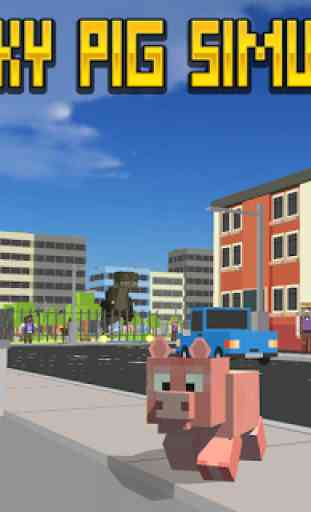 Blocky City Pig Simulator 3D 1