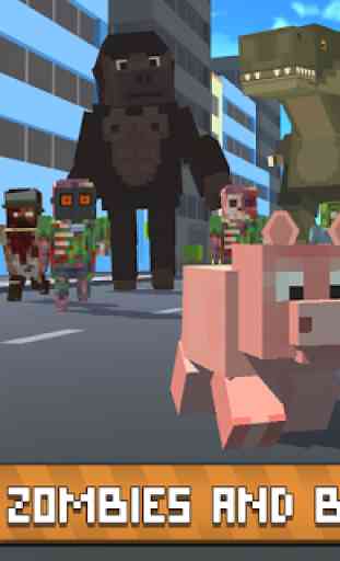 Blocky City Pig Simulator 3D 3