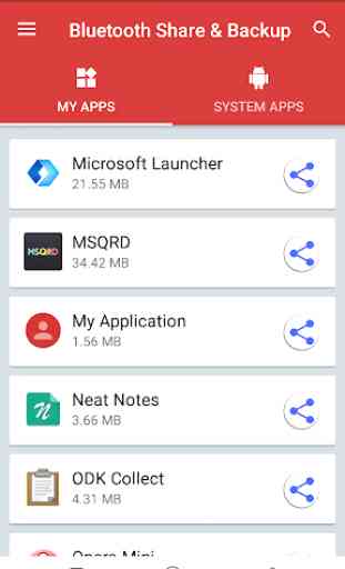 Bluetooth App Share + Backup 2