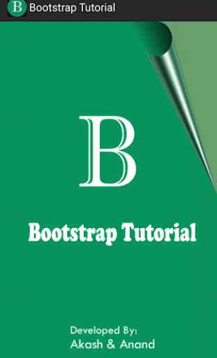 Bootstrap Tutorial offline . 1