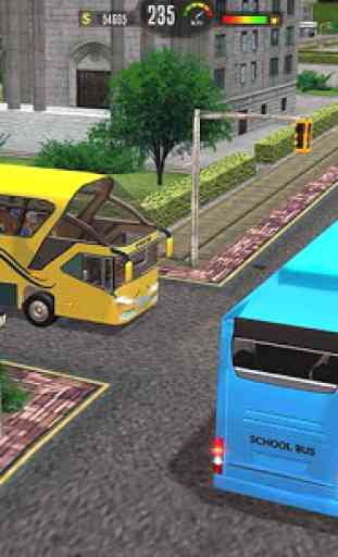 condução de ônibus escolar real - motorista ônibus 1