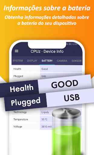 CPUz Pro - Informações detalhadas do dispositivo 2