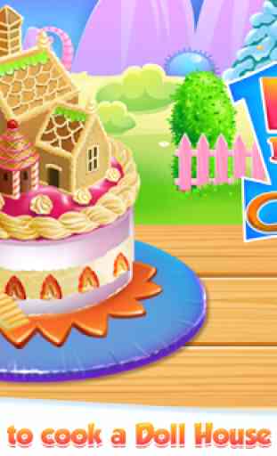Doll House Cake Cooking 3