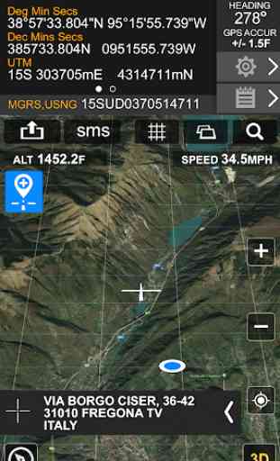 GPS Location Info, SMS Coordinates, Compass + 1