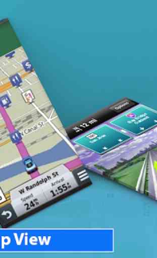 GPS Viver Mapa Direção Navegação - Rua Visão 3D 2