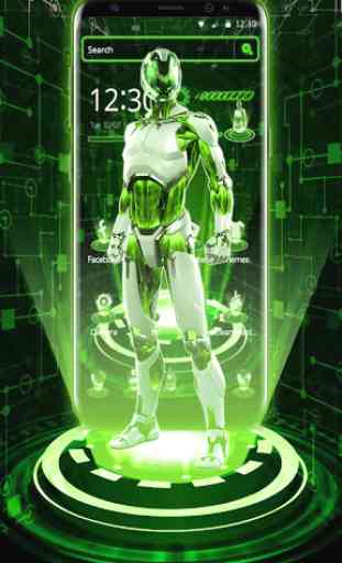 Green Robot Technology Theme 1