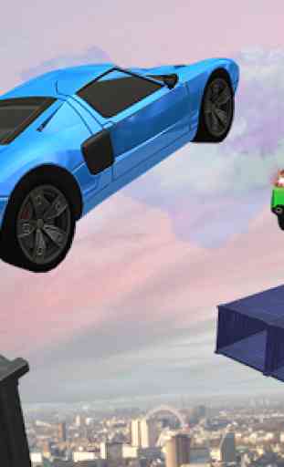 Impossible Dangerous Tracks Real Crazy Cars Stunt 2