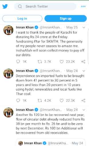 Imran Khan Tweets 2