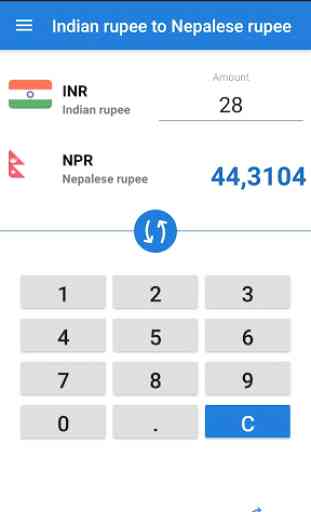 Indian rupee Nepalese rupee / INR to NPR Converter 1