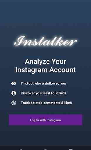 Instalker Followers Analyzing Tools for Instagram 1