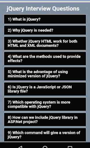 JQuery Interview Questions 1