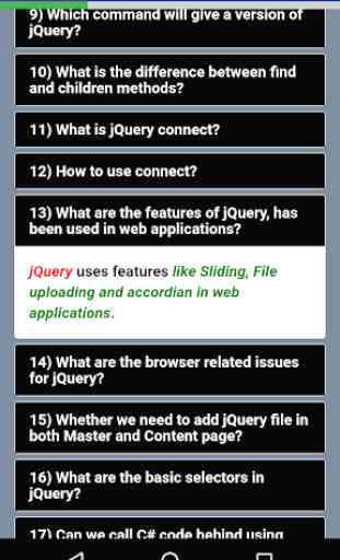 JQuery Interview Questions 3