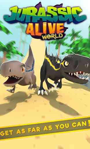 Jurassic Alive: Jogo de dinossauro do mundo T-Rex 1