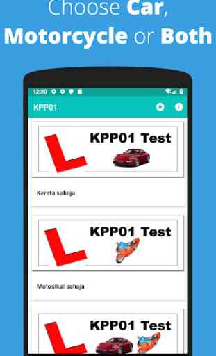 KPP01 Test 2020 - Motosikal/Kereta/Kedua-duanya 1