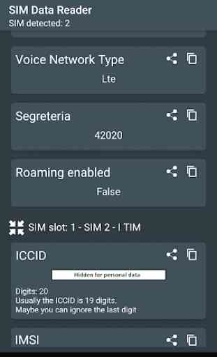 Lettore SIM (ICCID - IMSI - MCC e altro) 3