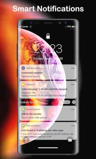 LockScreen Phone XS - Notificação 4