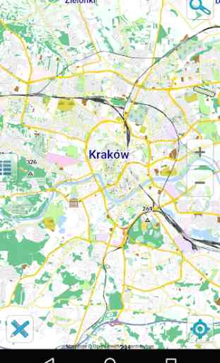 Map of Krakow offline 1
