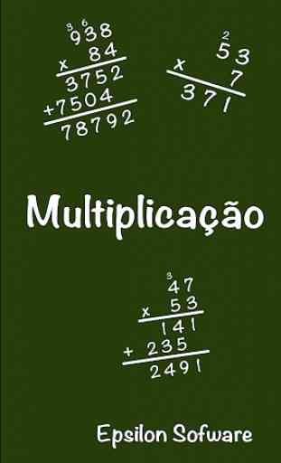 Matemática: Multiplicação 1