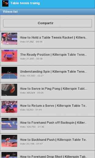 Mesa de tênis de formação 2