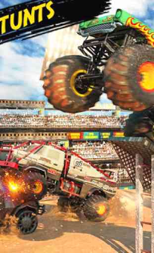 Monster Truck Crash Derby: Stunts Sem Medo 2019 2