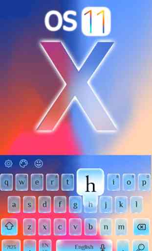 New Keyboard Theme for Phone X 1