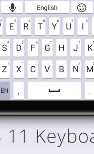 Novo teclado do OS 11 2018 4