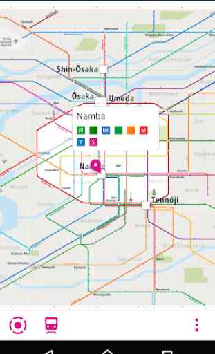 Osaka Rail Map 2