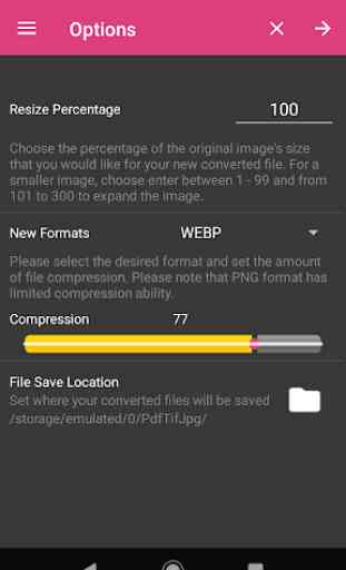 PDF > JPEG Conversor: TIF GIF > PNG WEBP 4